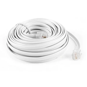 9M 30ft RJ11 6P2C Modular Telephone Phone Cables Wire White
