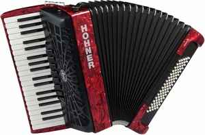 Hohner Bravo III 80 Red Acordeón de piano