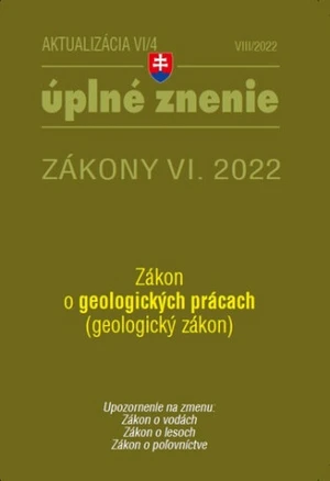 Aktualizácia VI/4 2022 – životné prostredie, odpadové a vodné hospodárstvo