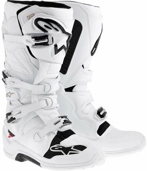 Alpinestars Tech 7 Boots White 44,5 Stivali da moto
