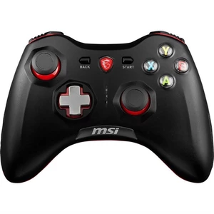 Gamepad MSI Force GC30, bezdrátový, pro PC, PS3, Android (S10-43G0010-EC4) čierny herný ovládač • bezdrôtové aj káblové spojenie • pre PC, PS3 a Andro