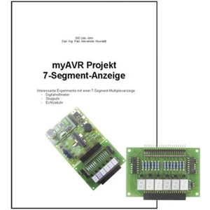 myAVR rozširujúci balíček Projekt 7-Segment-Anzeige