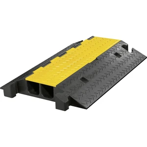 AS Schwabe káblový mostík 63224 plnogumové  čierna Kanálov: 2 800 mm Množstvo: 1 ks