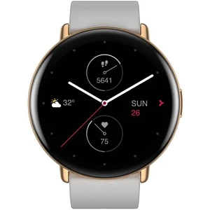 Inteligentné hodinky ZEPP E (round) - Moon Grey (473940) inteligentné hodinky • 1,28" AMOLED displej • dotykové/tlačidlové ovládanie • Bluetooth 5.0 •