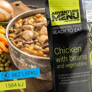 Adventure Menu Kuře po zahradnicku s fazolemi