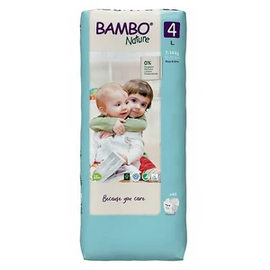 BAMBO Nature 4 Dětské pleny 7-14 kg 48 ks