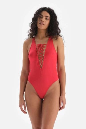 Dagi Red String Swimwear