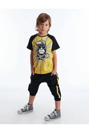 Mushi Dj Ape Boys Capri Shorts Set