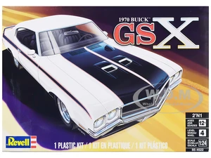 Level 4 Model Kit 1970 Buick GSX 2-in-1 Kit 1/24 Scale Model by Revell