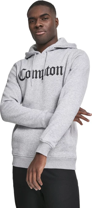 Compton Hoodie Logo Grey/Black XS