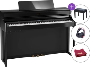 Roland HP 704 Polished Ebony SET Polished Ebony Piano numérique