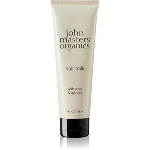 John Masters Organics Rose & Apricot Hair Milk bezoplachové mléko na suché konečky vlasů 118 ml