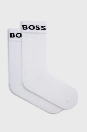 Ponožky BOSS (2-pak) pánske,biela farba,50469747