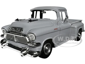 1957 GMC Blue Chip Pickup Truck Gray "Timeless Legends" Series 1/24 Diecast Model Car by Motormax