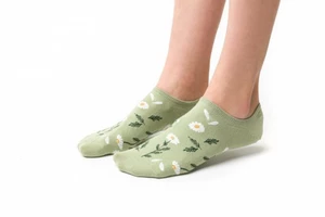 Steven 017-001 zelené Dámské kotníkové ponožky 35/37 zelená