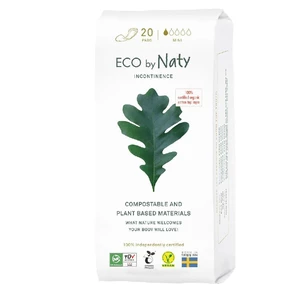 ECO BY NATY Dámske inkontinenčné vložky Mini 20 ks