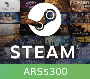 Steam Wallet Card ARS$300 Global Activation Code