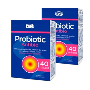 GS Probiotic Antibio, 2 × 10 kapslí