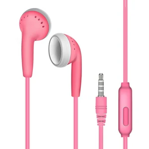 Earphone In-ear Flat Headphone Accessories Earplugs Subwoofer Earphones Wired In-line Headset New Voice Headphone With Wheat