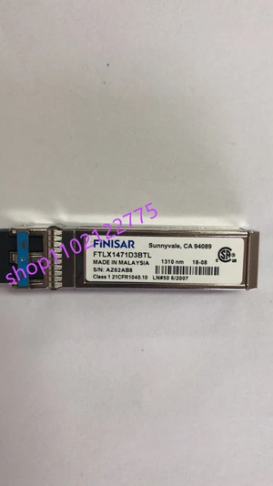 Finisar 10GB Optica Fiber Transceiver/FTLX1471D3BTL/10GBASE-LR/SFP+ 10G 1310NM 10KM SM/10g Sfp Universal Network Optical Module