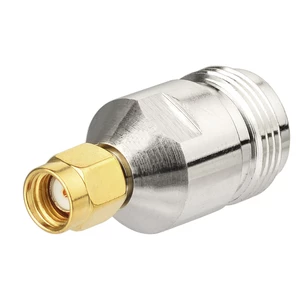 Superbat SMA-N Adapter RP-SMA Plug(female pin) to N Jack Straight RF Coaxial Connector