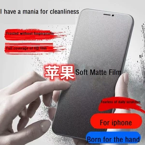 Soft Matte Film For iPhone 13 12 11 pro max 8 7 6 5 Plus Screen Protector on iphone 13 12 11 mini X XR Xs Max SE 2020 Film