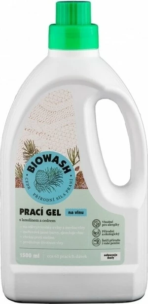 BioWash Washing Gel for Wool Cedar/Lanolin 1,5 L Detergent