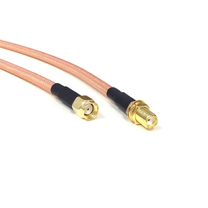 Modem Coaxial Cable RP-SMA Male Plug Connector Switch SMA Female Jack RG142 Pigtail 50CM 20" Adapter