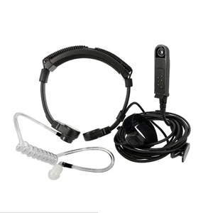 For Radio Baofeng UV-9R Plus BF-9700 BF-A58 Throat Vibration Mic Air Tube Earpiece Headset For UV-XR UV9R GT-3WP Walkie Talkie
