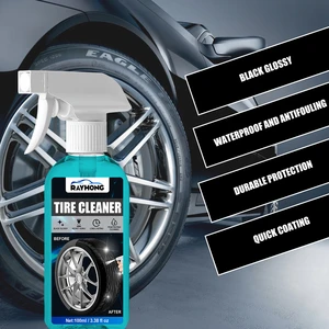 Tire Brightener Tire Shine Dressing Coating For Cars Tires Bumpers Wheel Cleaner Long-Lasting Tyre High Gloss Easy Application