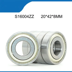 S16004ZZ (20*42*8 MM) 5PCS Sell Hot High Quality Corrosion Resist Stainless Sealed Deep Groove Ball Bearing Shaft (ABEC-5)