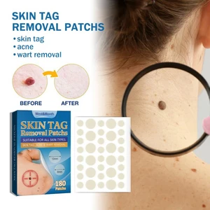 188Pcs Warts Remover Plaster Skin Tags Removal Medicine Face Moles Papiloma Sticker Genital Wart Foot Corn Beauty Health