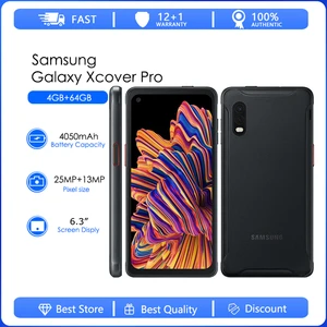 Samsung Galaxy Xcover Pro G715F G715U G715A Refurbished Original Unlocked 6.3" 25MP 4G RAM 64GB ROM 4050mAh Battery Smartphone