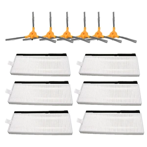 HEPA Filter Sponge Filters Side Brush Brushes for Eufy RoboVac 11+ Eufy RoboVac 11plus Robotic Vacuum Cleaner Parts Accessories