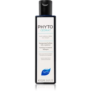Phyto Phytocédrat Purifying Treatment Shampoo ošetřující a posilující šampon pro mastnou pokožku hlavy 250 ml