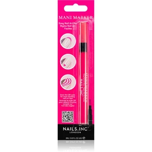 Nails Inc. Mani Marker zdobicí lak na nehty v aplikačním peru odstín Pink 3 ml