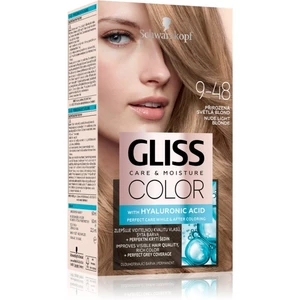 Schwarzkopf Gliss Color permanentná farba na vlasy odtieň 9-48 Nude Light Blonde 1 ks