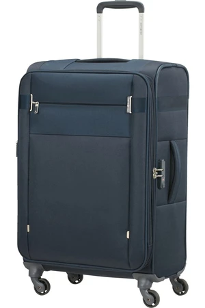 Samsonite Látkový cestovní kufr Citybeat EXP 67/73 l - tmavě modrá