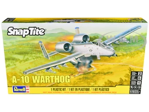 Level 2 Snap Tite Model Kit Fairchild Republic A-10 Warthog (Thunderbolt II) Aircraft 1/72 Scale Model by Revell