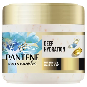 Pantene Pro-V Miracles Deep Hydration Intensive Hair Mask, Intenzivní vlasová maska s Biotin na suché vlasy 300 ml