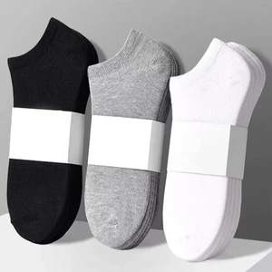 5/10 Pairs Women Socks Breathable Sports socks Solid Color Boat socks Comfortable Cotton Ankle Socks White Black