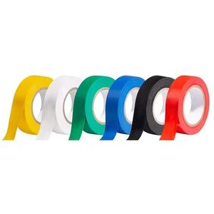 SIXS 10M Wire Flame Retardant Electrical Insulation Tape High Voltage Pvc Film Tape Waterproof Self-Adhesive Electrician Tape