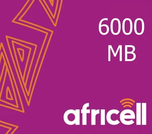 Africell 6000MB Data Mobile Top-up SL