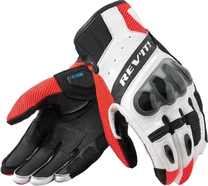 Rev'it! Gloves Ritmo Black/Neon Red 3XL Rękawice motocyklowe