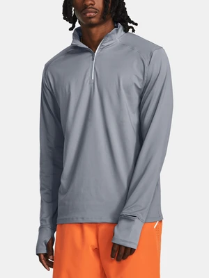 Under Armour T-Shirt QUALIFIER RUN 1/4 ZIP-GRY - Men