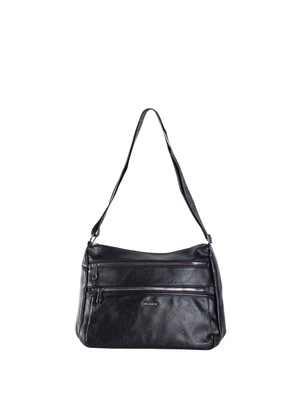 Black large crossbody handbag