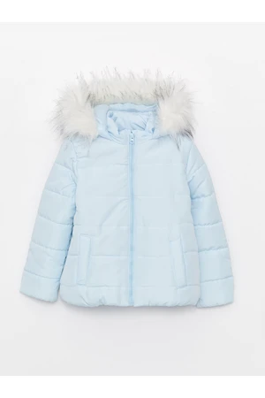 LC Waikiki Basic Girls' Jacket with a Hooded