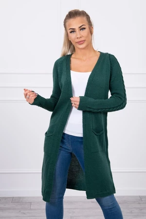 Sweater with pockets green