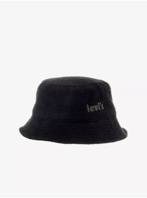Levi&#39;s Černý dámský klobouk Levi's® Terry - Dámské