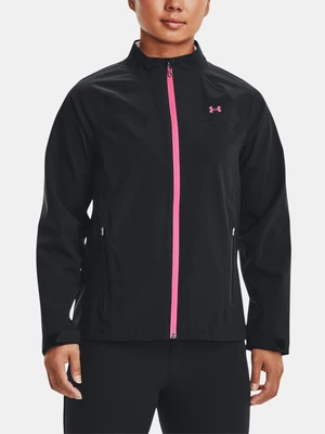 Čierna dámska športová nepremokavá bunda Under Armour Stormproof 2.0